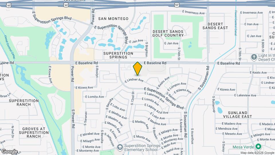 7206 E Lindner Ave Mapa y Detalles de la Ubicación