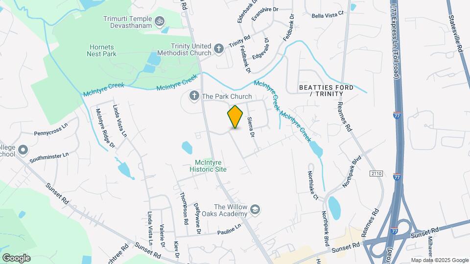4200 Hyde Park Dr Mapa y Detalles de la Ubicación