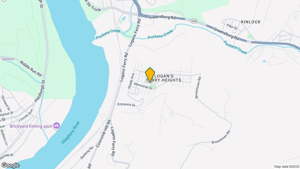 414 Plum Ave Map and Location Details