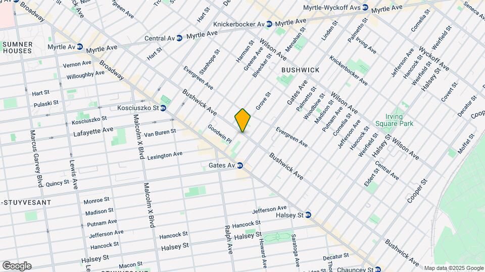 1010 Bushwick Ave Mapa y Detalles de la Ubicación