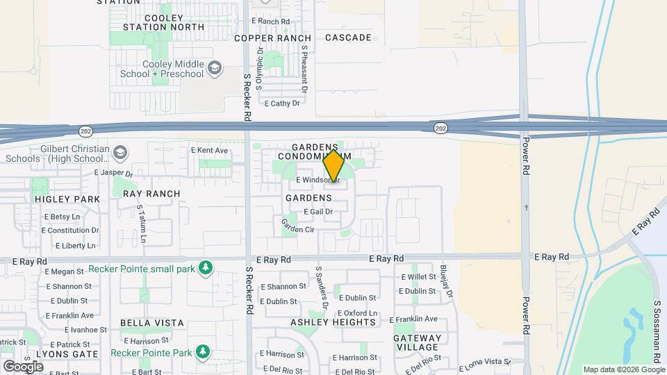 4242 E Baylor Ln Map and Location Details