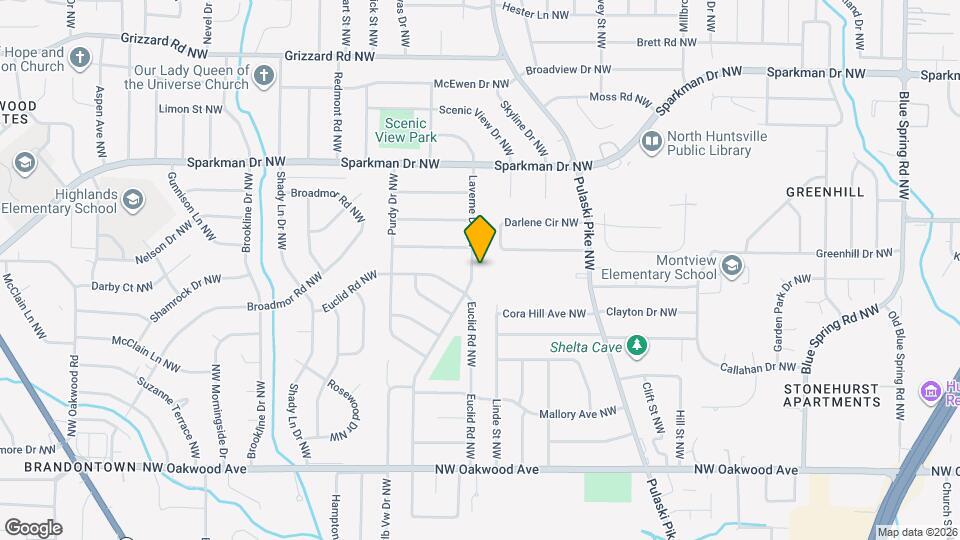 2207 Laverne Dr NW Mapa y Detalles de la Ubicación