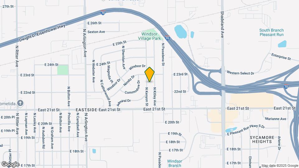 2221 N Kenyon St Map and Location Details