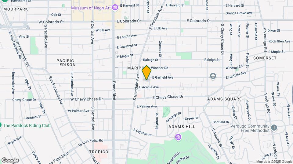 913 Mariposa St Map and Location Details