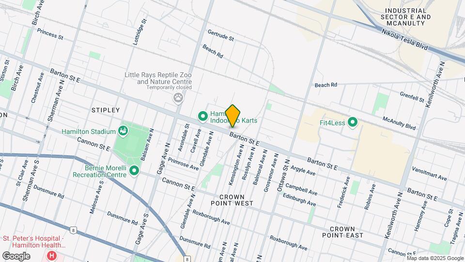 975 Barton St E Map and Location Details