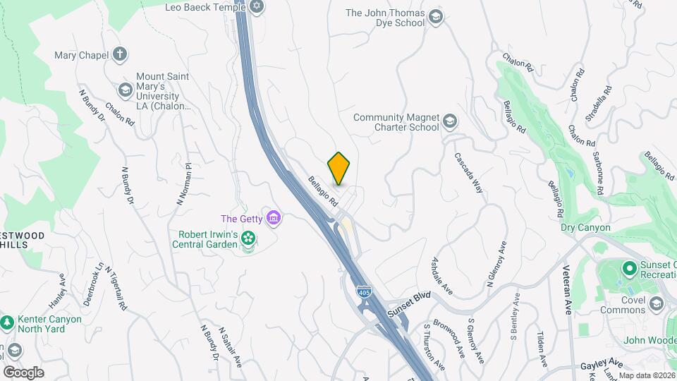 1068 Casiano Rd Map and Location Details