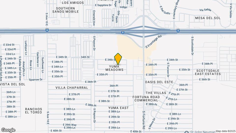 10691 E 34th Pl Map and Location Details
