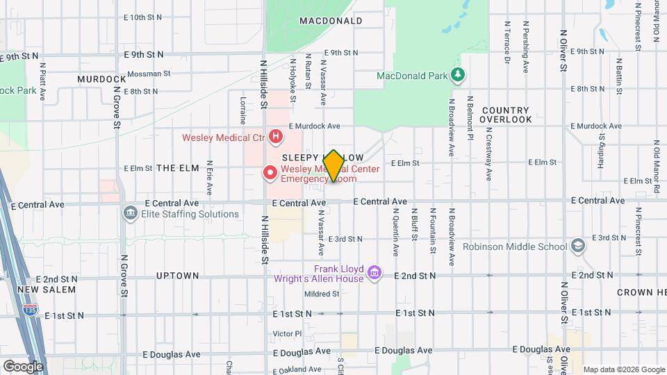 3419 Edgemont St Map and Location Details