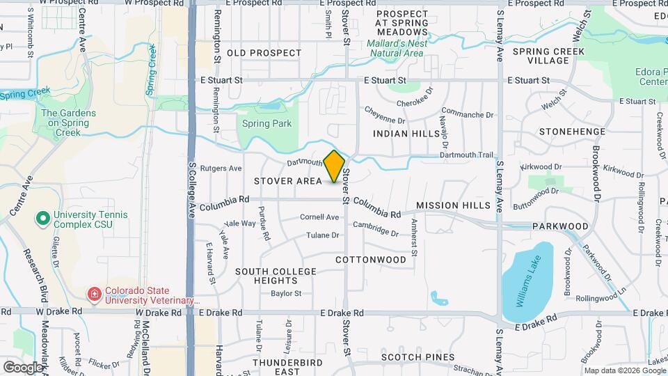 609 Duke Ln Map and Location Details