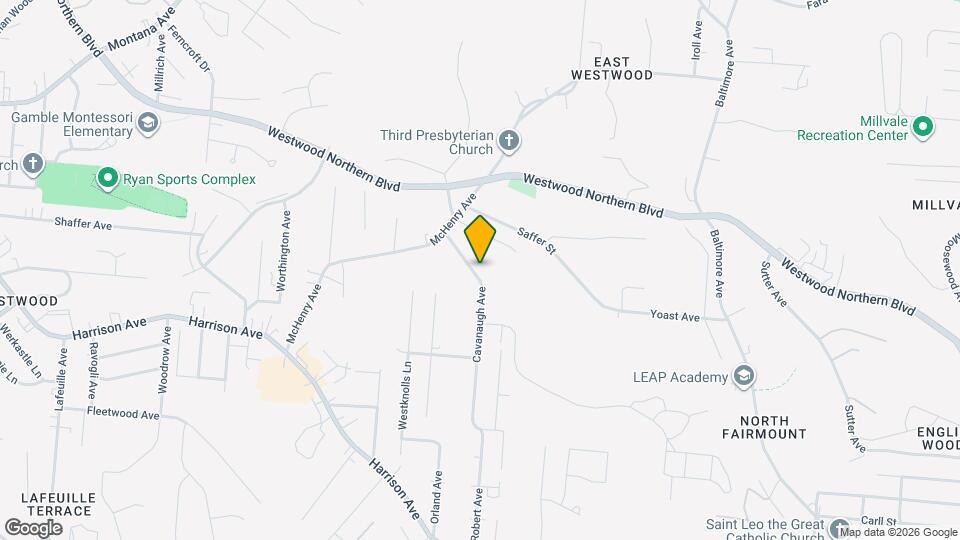 3316 Cavanaugh Ave, Unit 2 Mapa y Detalles de la Ubicación