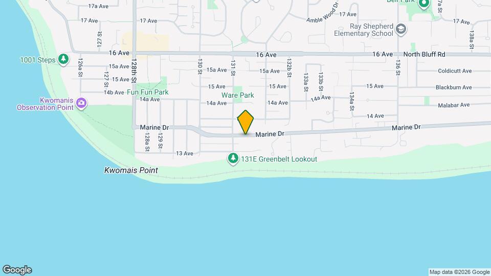 13136 Marine Dr Map and Location Details