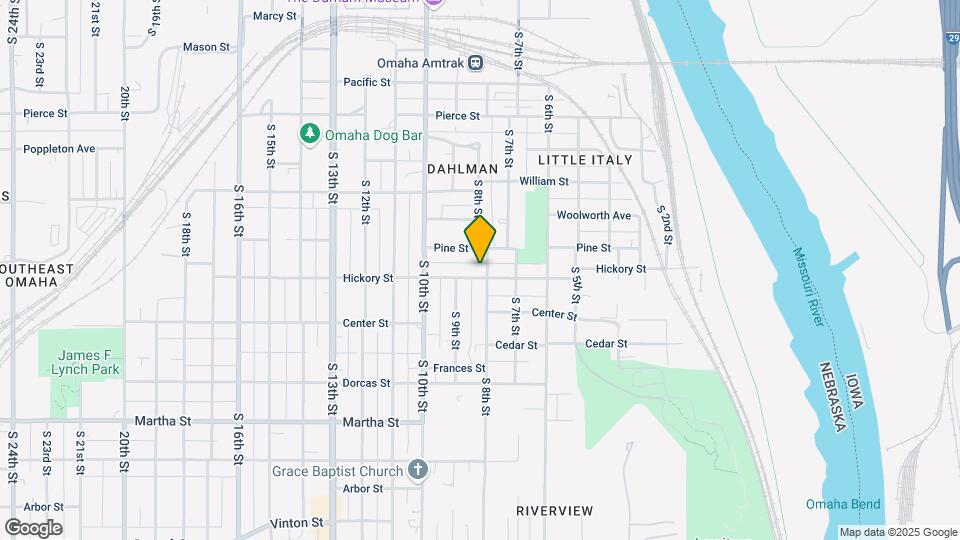804 Hickory St Map and Location Details