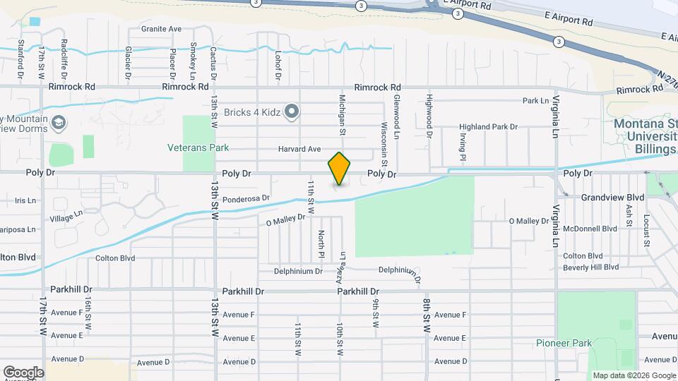 1008 Poly Dr Map and Location Details