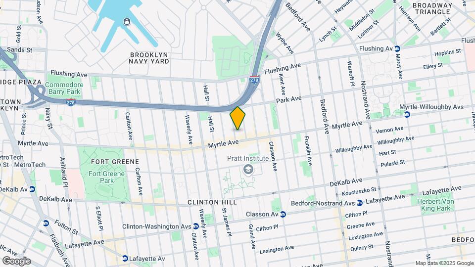 105 Grand Ave Map and Location Details