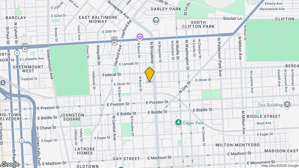 1629 E Oliver St Mapa y Detalles de la Ubicación