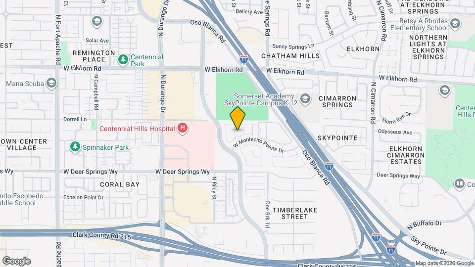 6952 Caldera St Map and Location Details