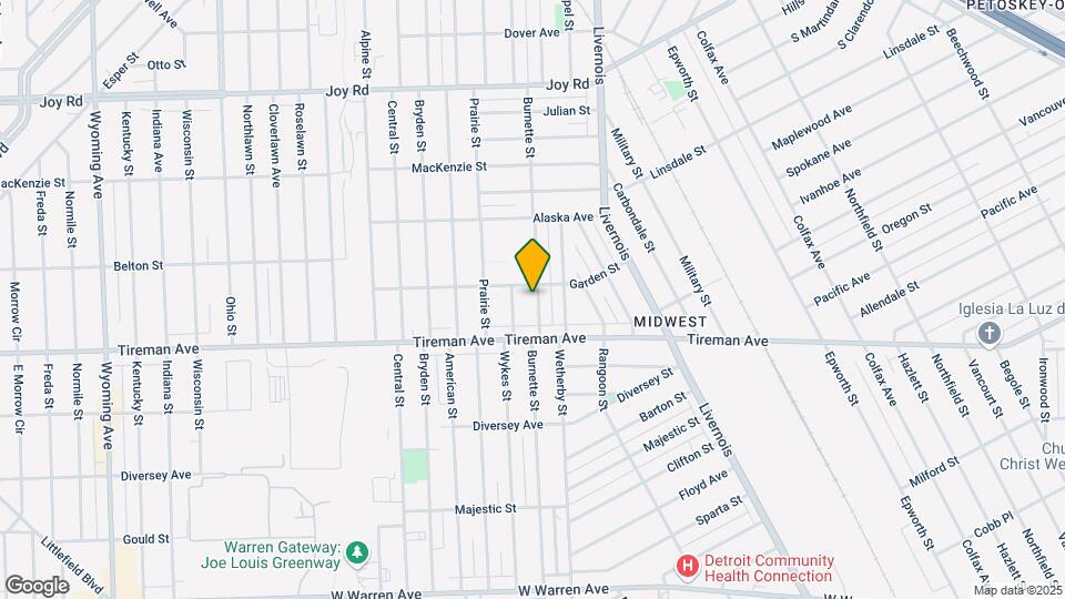 8073 Burnette St Mapa y Detalles de la Ubicación
