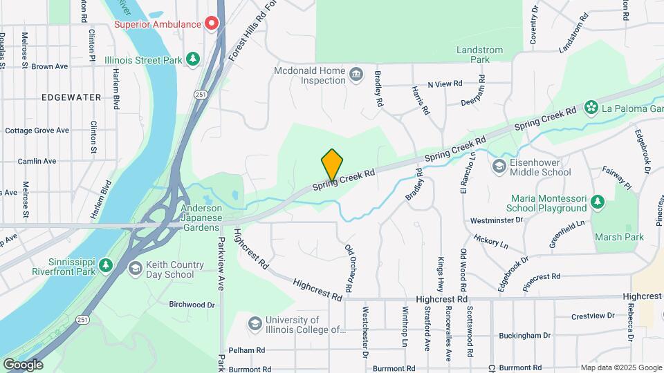 2807 Spring Creek Rd Map and Location Details