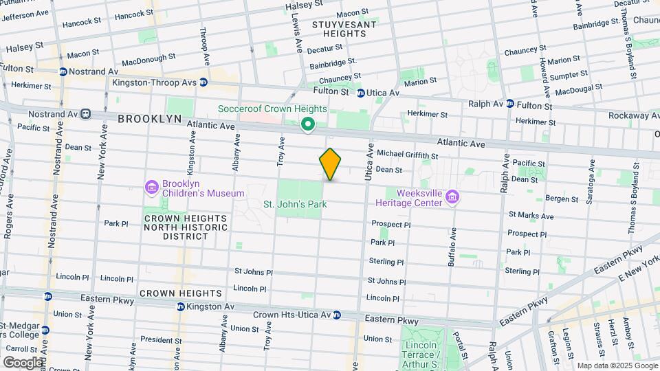 1522 Bergen Street Map and Location Details