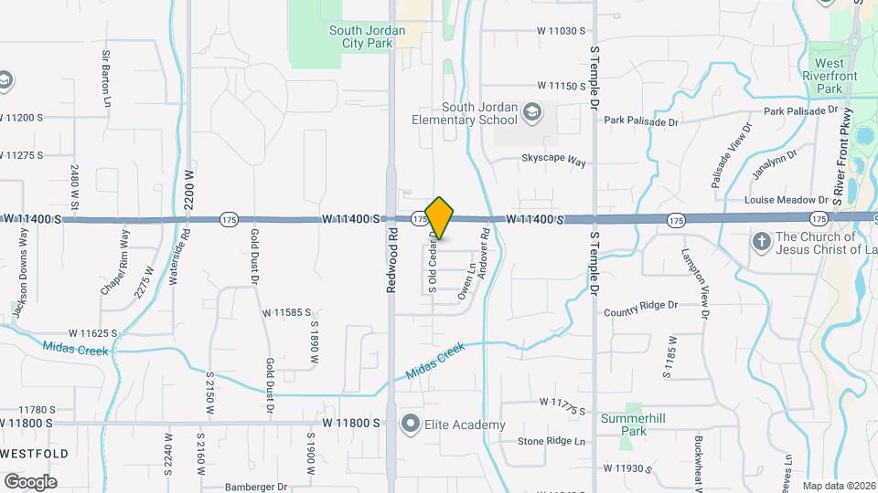1598 W Sparta Way Map and Location Details