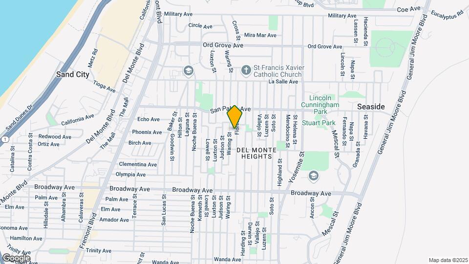 1741 Flores St Map and Location Details