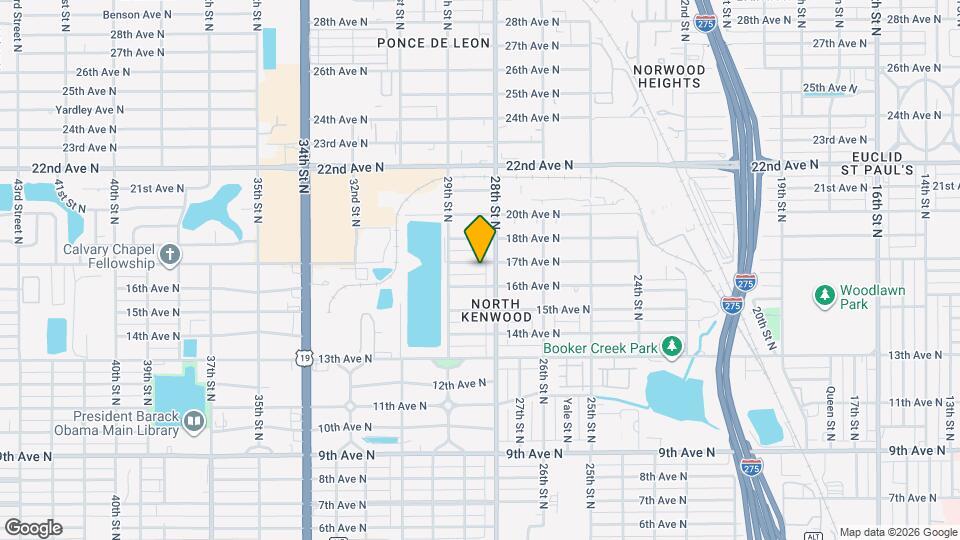 2826 17th Ave N Map and Location Details