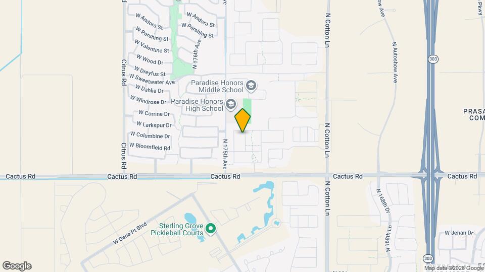 12506 N 174th Dr Map and Location Details