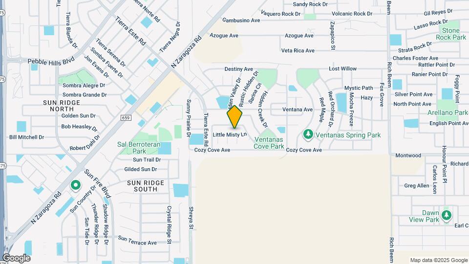 12857 Little Misty Ln Map and Location Details