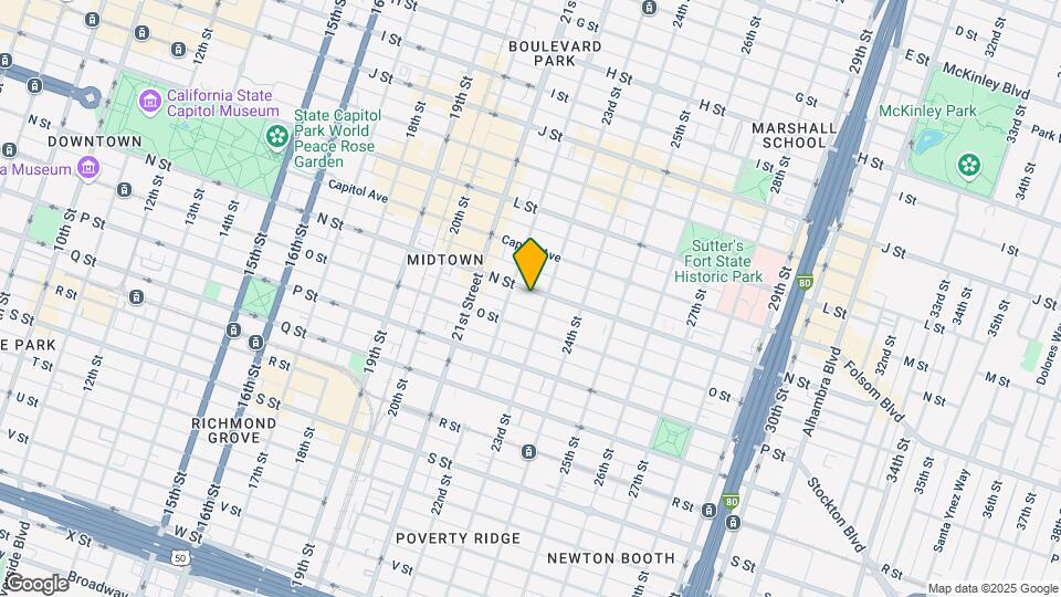2218 N St Map and Location Details