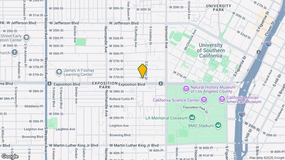 1212 W 37th Dr Map and Location Details