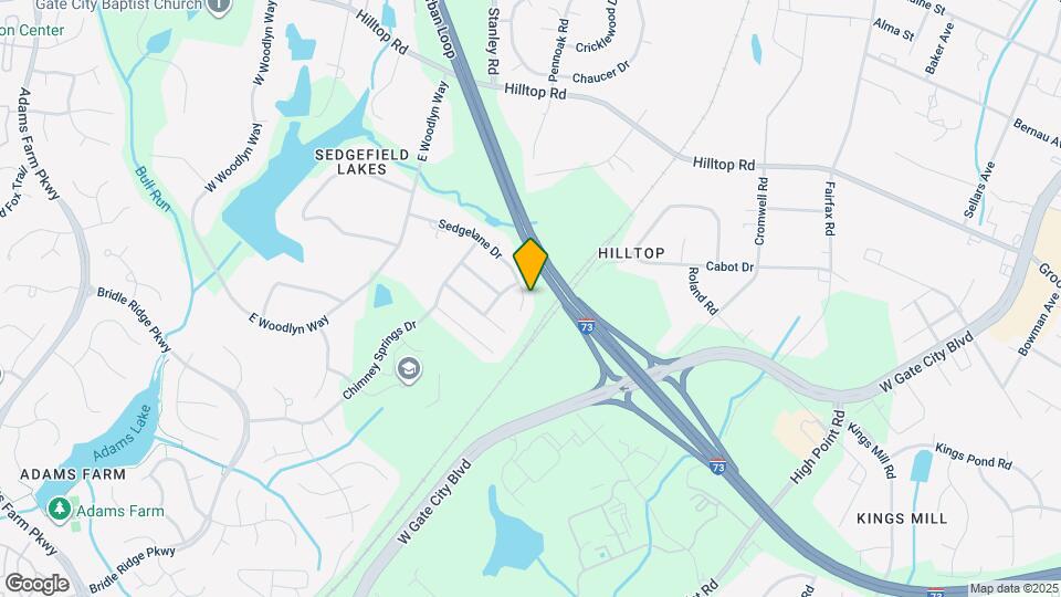 4610 Sedgelane Dr Map and Location Details