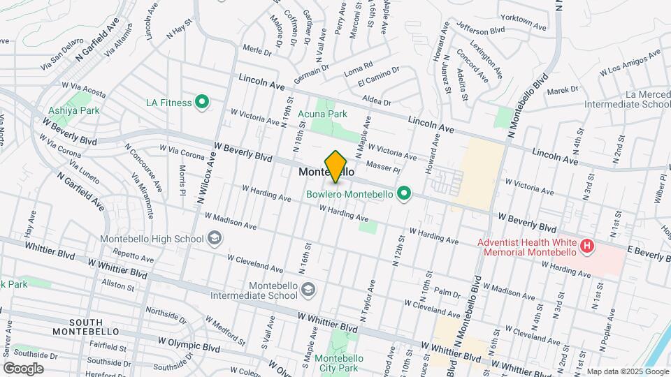 1516 W Beverly Terrace Map and Location Details