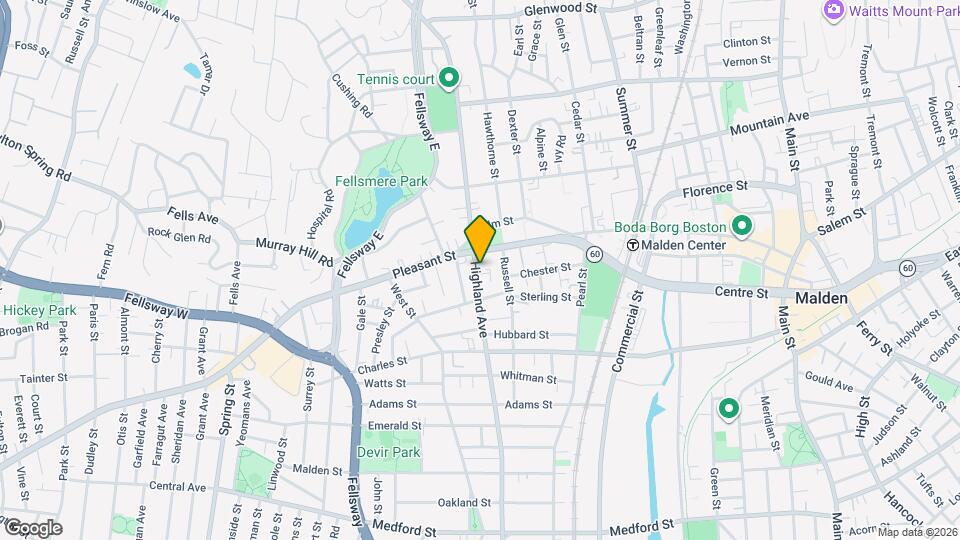 401 Highland Ave, Unit 1LF Mapa y Detalles de la Ubicación