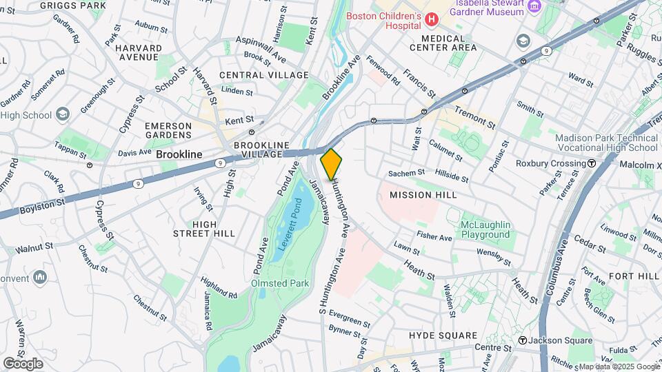 69 S Huntington Ave, Unit 3 Map and Location Details
