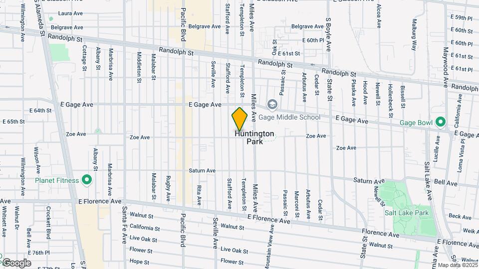 6533 Templeton St Map and Location Details