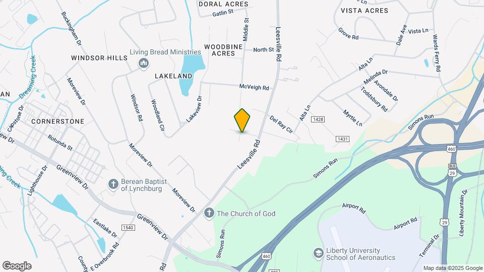 716 Leesville Rd Map and Location Details