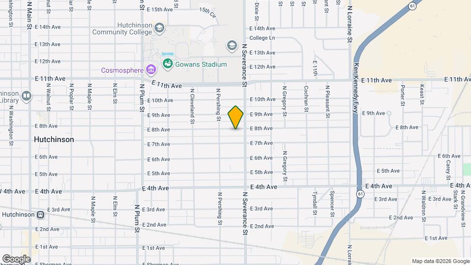 815 E 8th Ave Mapa y Detalles de la Ubicación