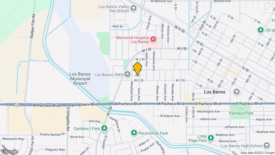 1133 Iowa Ave Map and Location Details