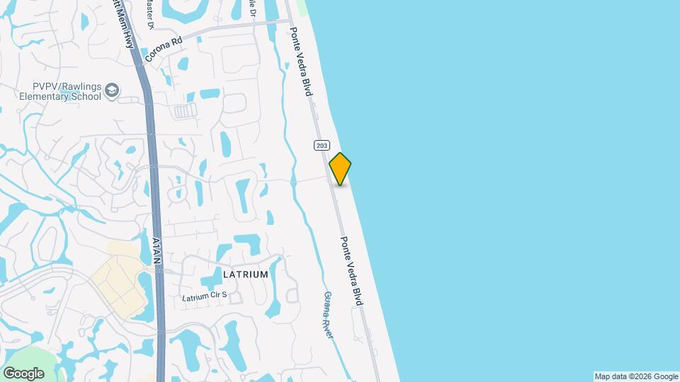 695 Ponte Vedra Blvd Map and Location Details