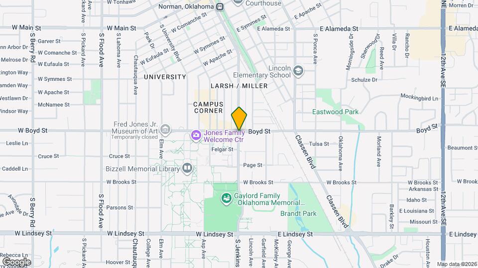 705 S Jenkins Ave Map and Location Details