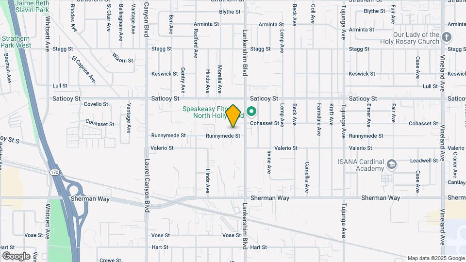 11731 Runnymede St Map and Location Details