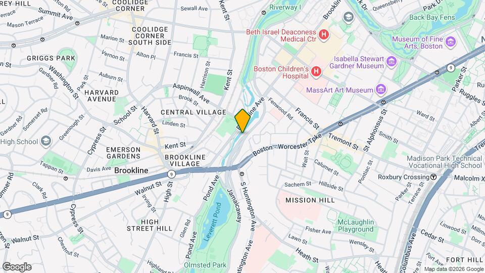 325 Riverway Map and Location Details