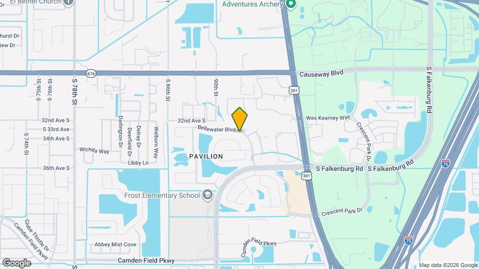 3853 Bellewater Blvd Map and Location Details