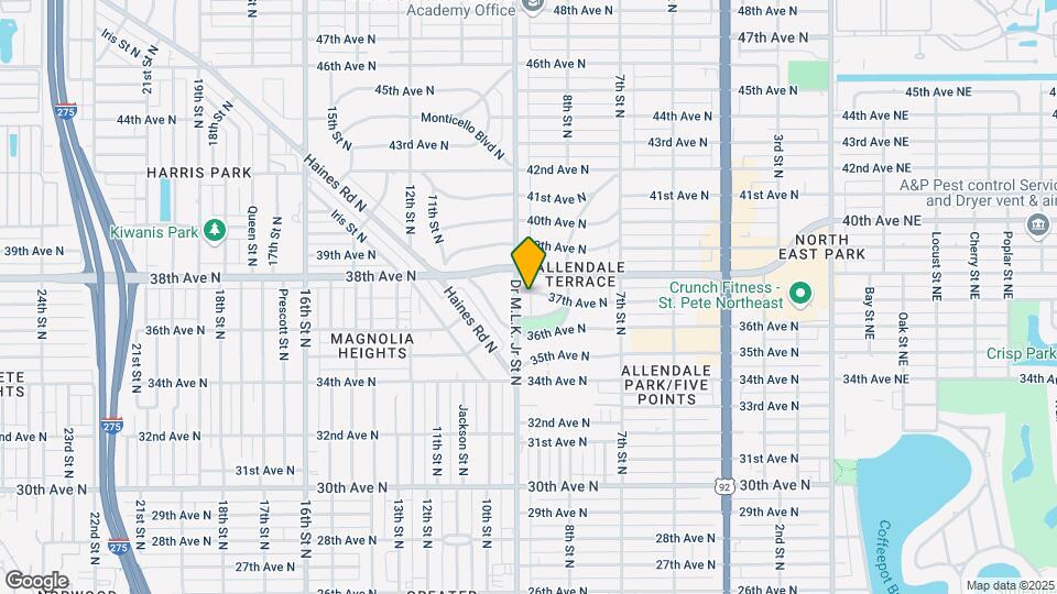 860 37th Ave N Map and Location Details