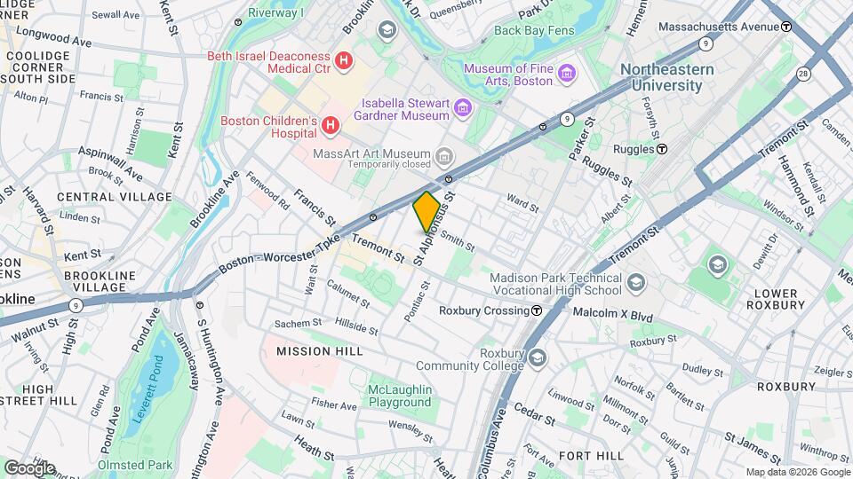 Back Bay Manor-Concierge Map and Location Details