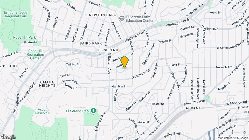 4953 Barstow St Map and Location Details