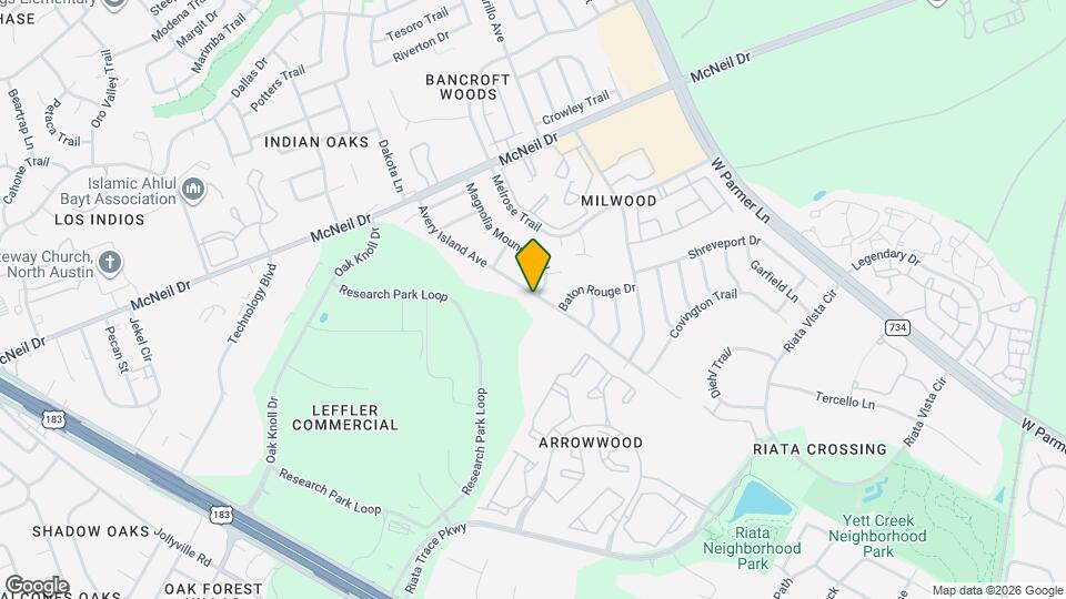 6201 Avery Island Ave Map and Location Details