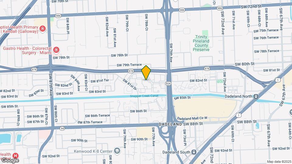 7820 Camino Real, Unit J104 Map and Location Details