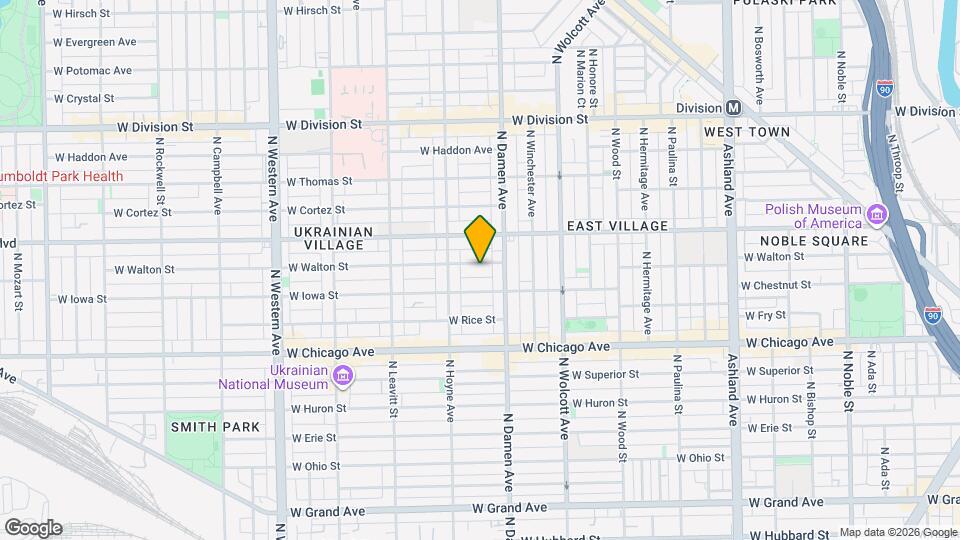 2025 W Walton St Mapa y Detalles de la Ubicación