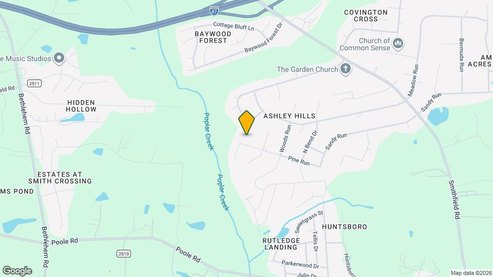 406 Pine Run Mapa y Detalles de la Ubicación